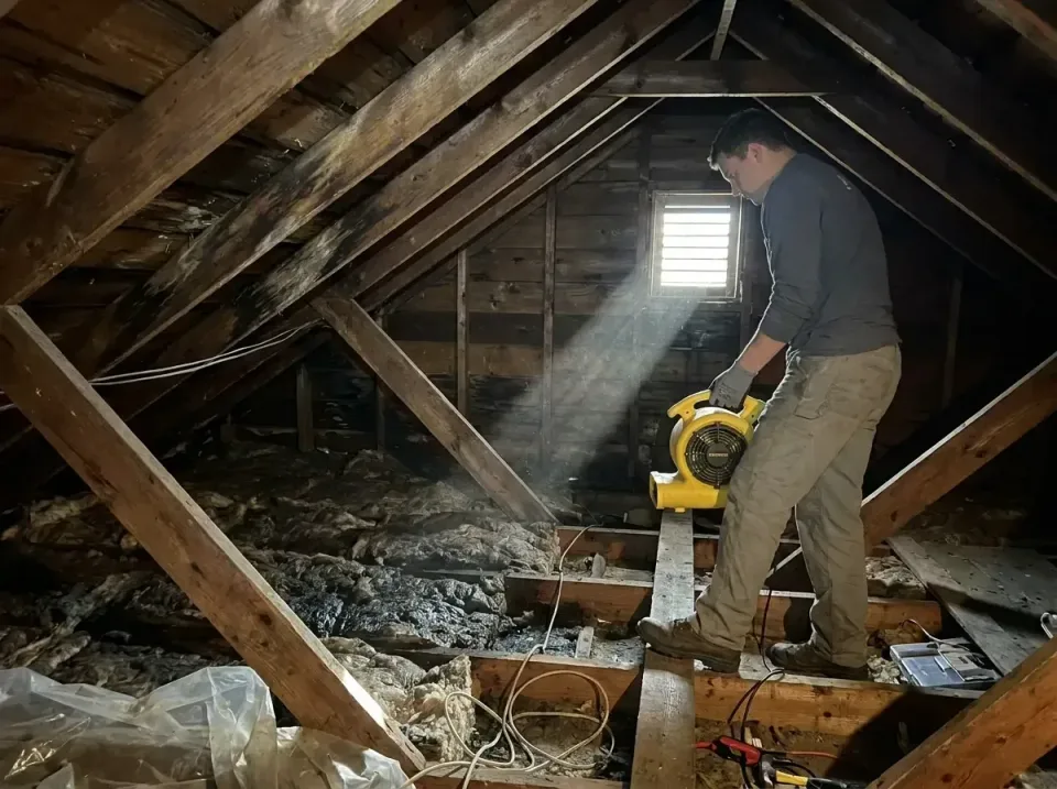 attic-water-damage-drying-proc-007 — frequently asked questions, Emergency Water Extraction & 24/7 Flood Response in Surgoin…